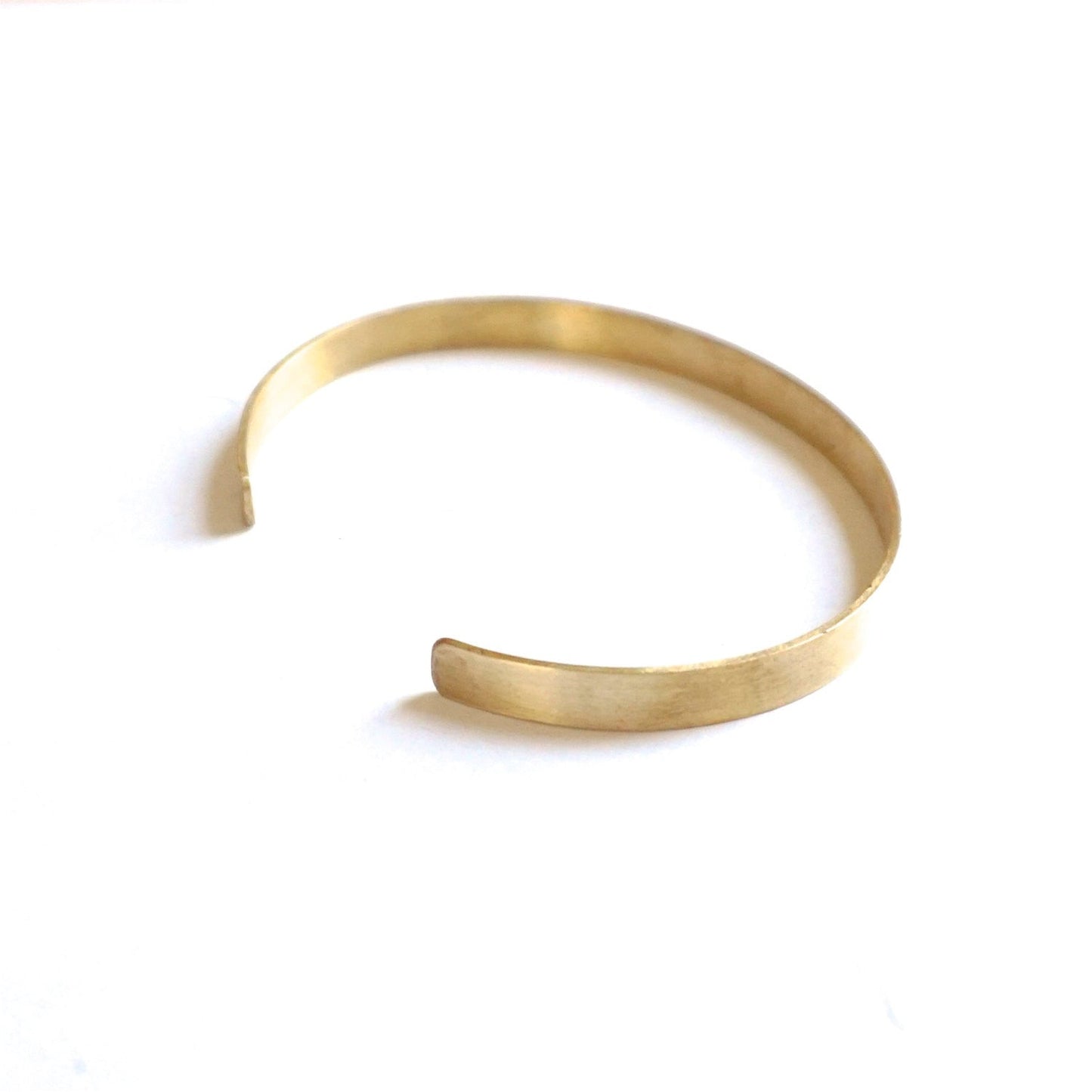 5mm Flat Cuff Bracelet 051 - Patination Design