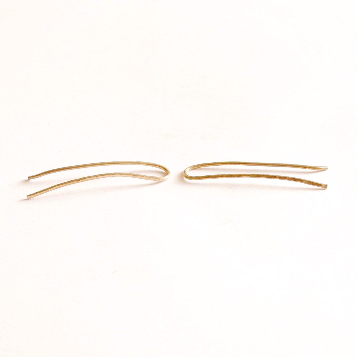 Long Ear Climber Earring 14k Gold Fill Rose Gold Fill Sterling Silver earrings Minimal jewelry threader jewelry Everyday earrings 039