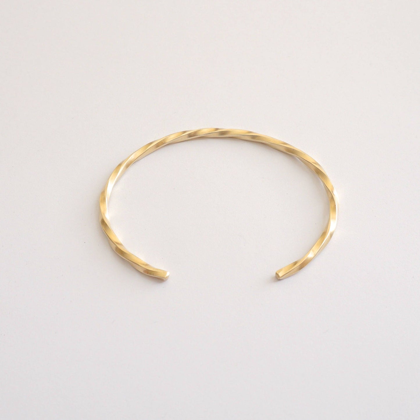 2mm Square Twist Cuff Bracelet w Round Ends Thin Cuff Bracelet Brass Bangle Delicate Jewelry Stacking Bracelet Minimalist Texture shape 068