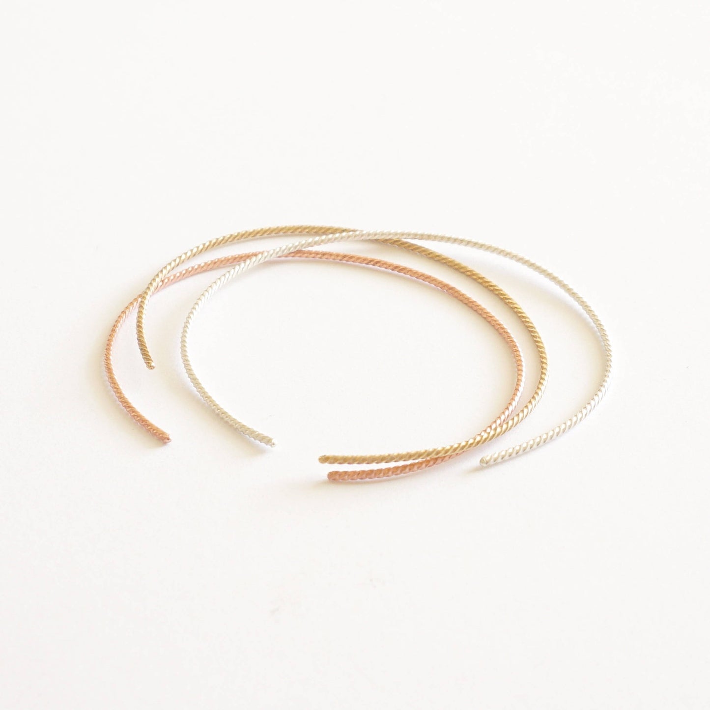 1mm Square Twisted Cuff Bracelet w Round Ends Thin Cuff Bracelet Brass Bangle Delicate Jewelry Stacking Bracelet Minimalist 069