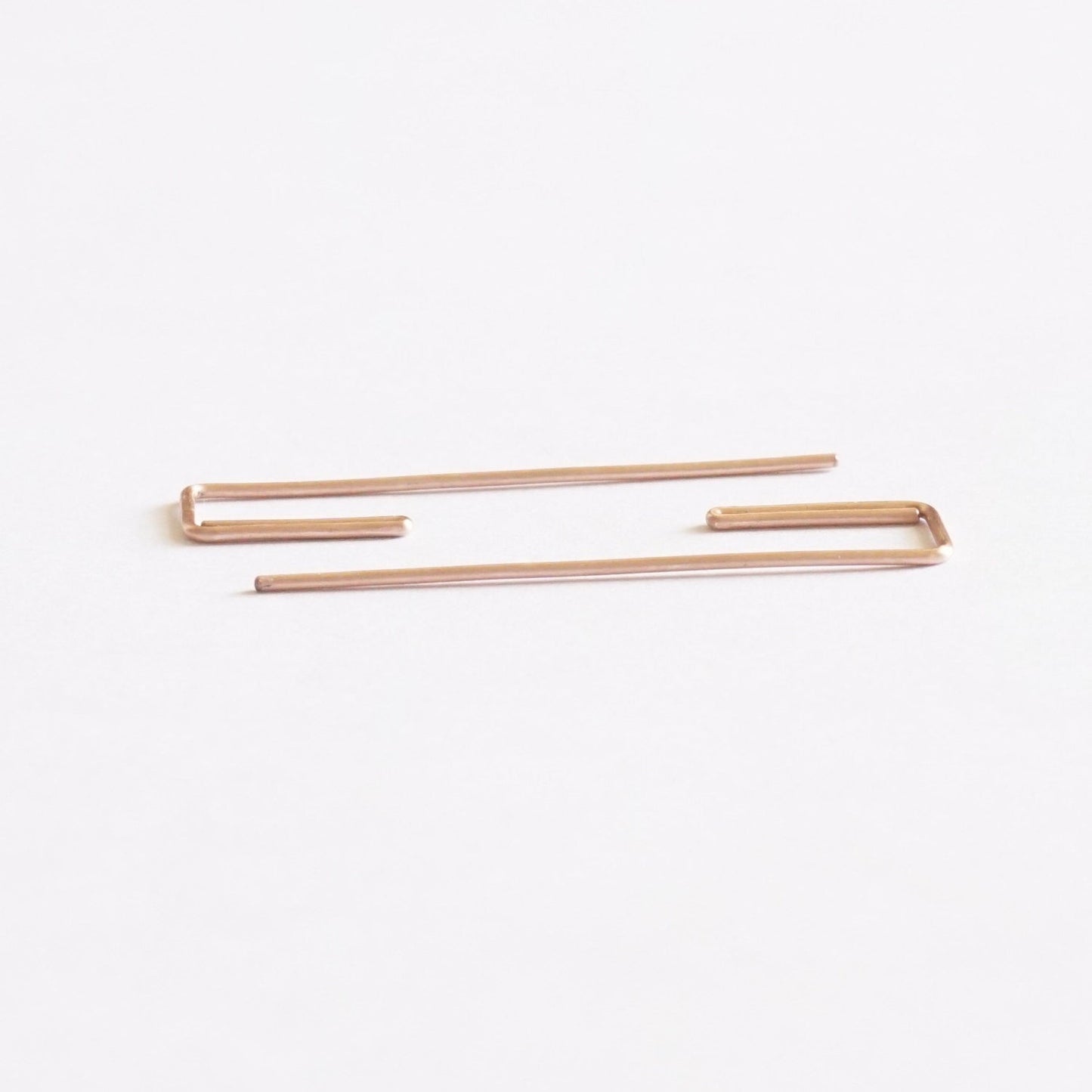 11mm Bar Drop Threader Earring 047 - Patination Design
