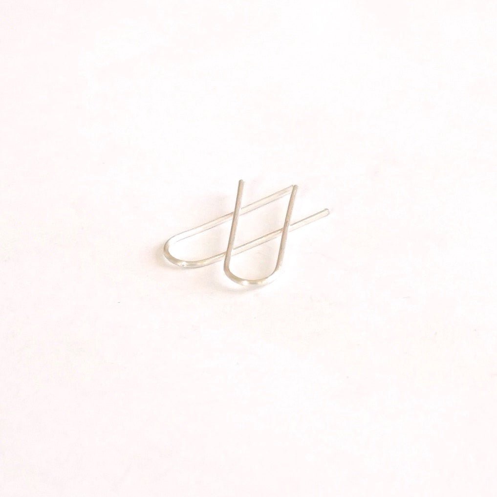 Simple 22mm Arc Earrings 023 - Patination Design